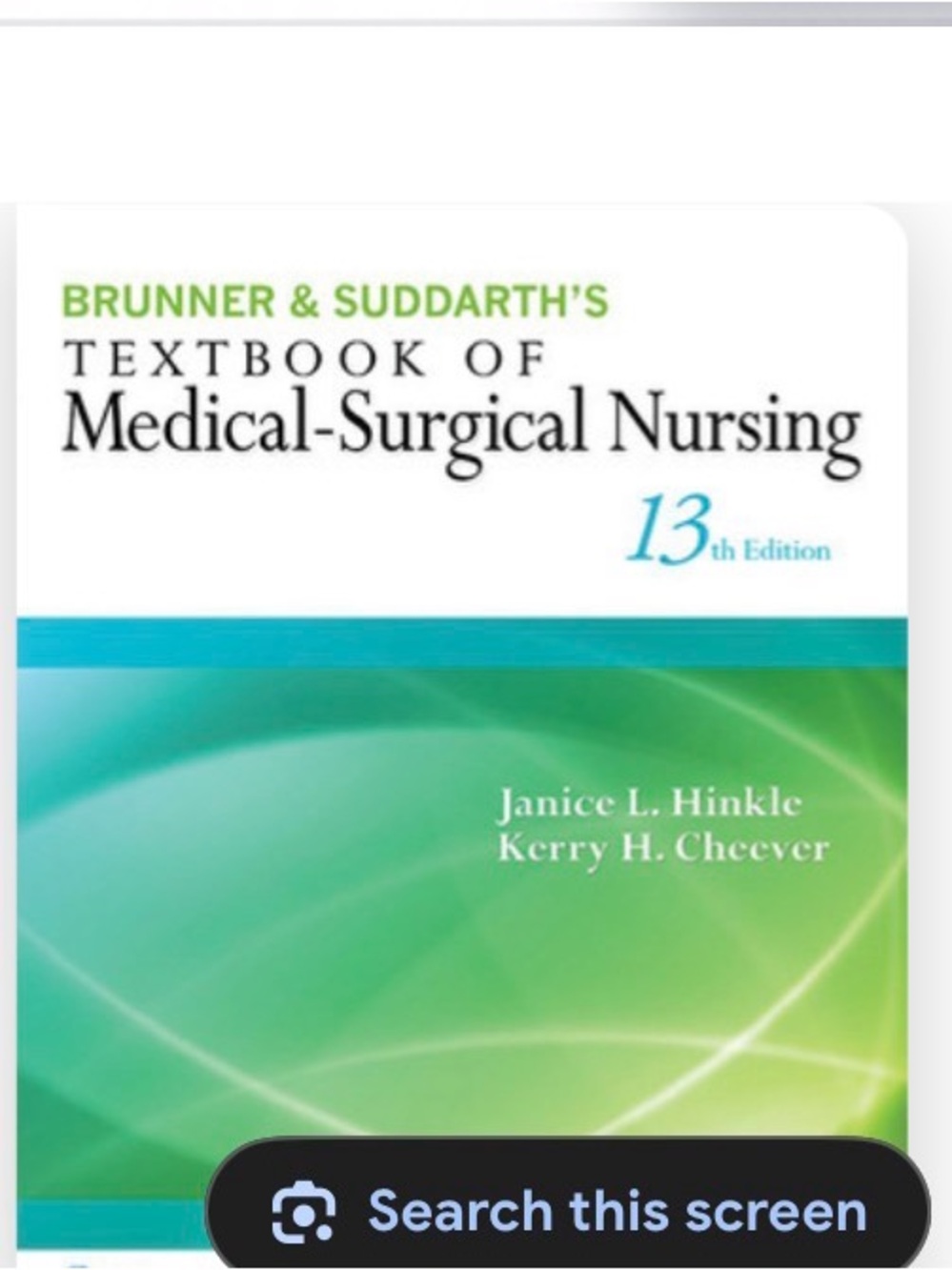 Bruner and Suddarth’s Textbook of Medical-Surgical Nursing 13th Ed
 volume 2
